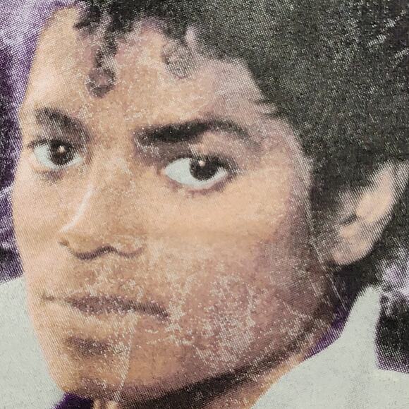 Michael-Jackson Shirt Womens Small 17x23 Thriller Black - Picture 9 of 11